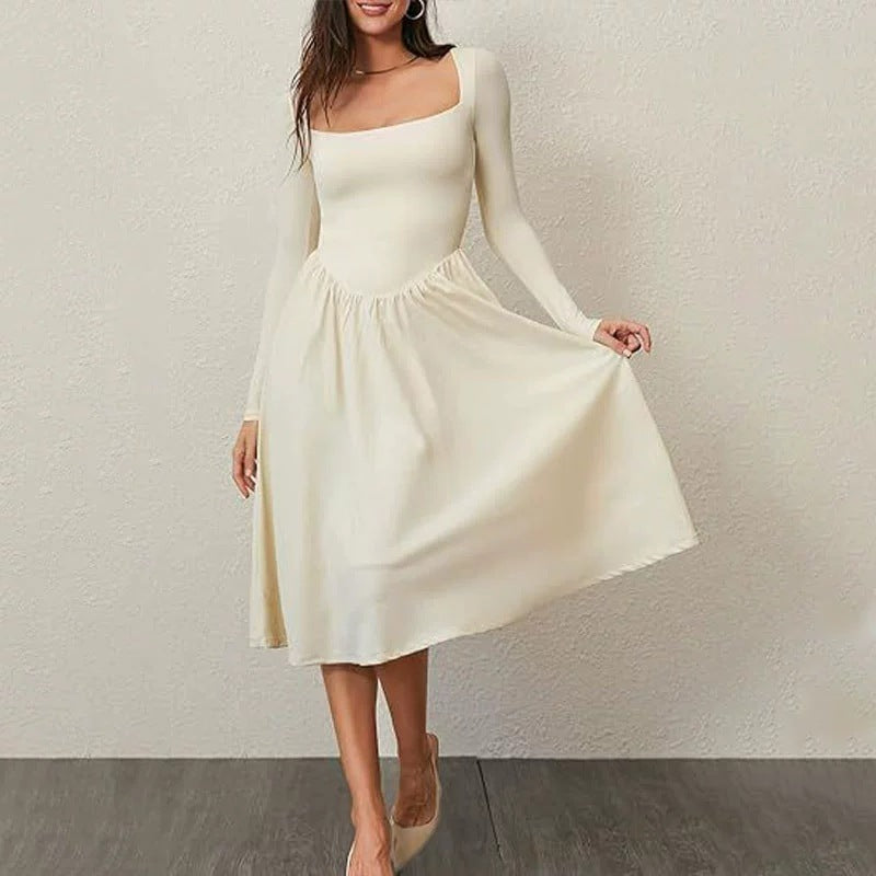 Damen Elegantes Langarm-Sommerkleid Echo Archiv