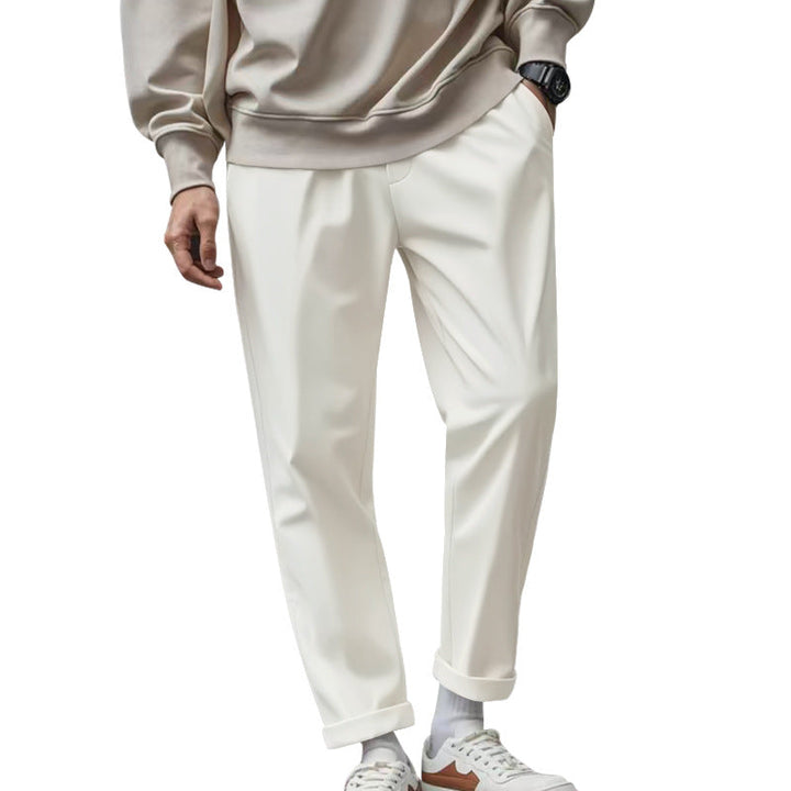 Herren elegante Chino-Hose mit bequemem Bund und modischem Schnitt Echoarchiv