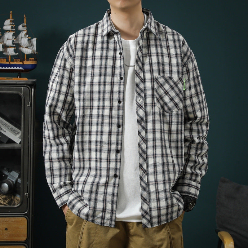 Herren Karierter Flanellshirt Echoarchiv