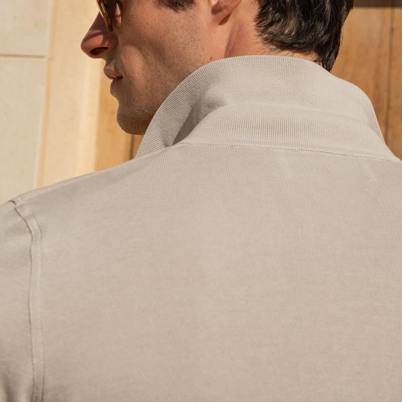 Herren unkonventionelle Sweatjacke mit Knopfdetails und praktischen Seitentaschen Echoarchiv