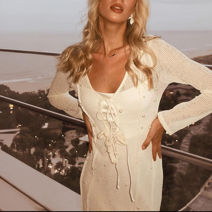 Damen luftiger und eleganter Strandüberwurf Echo Archiv