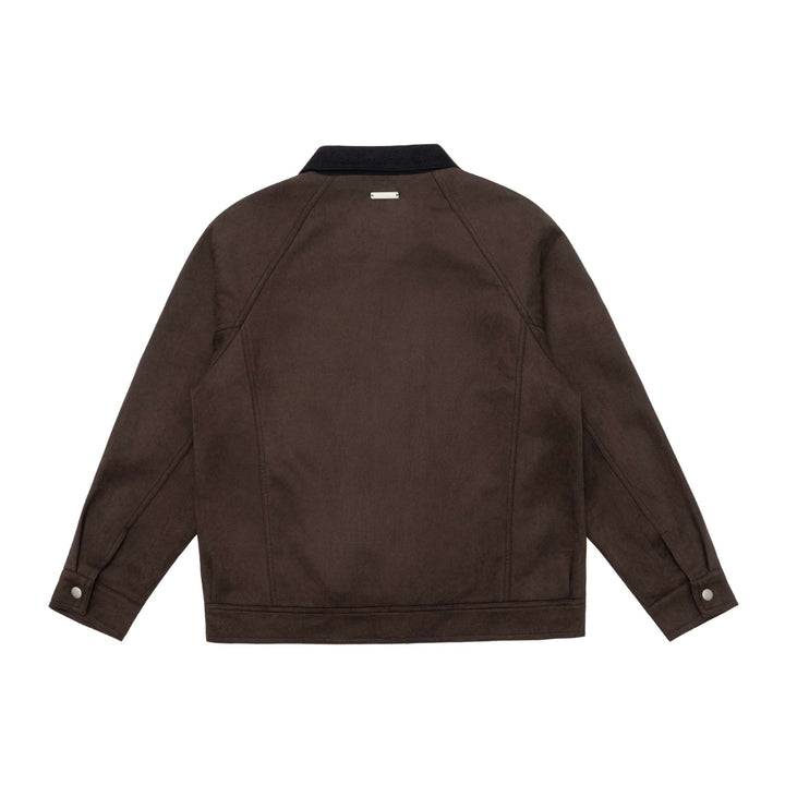 Herren Kurzblouson im Canvas-Workwear-Stil mit Cordkragen Echoarchiv