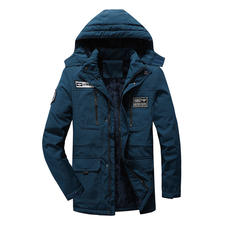 Herren Militärisch inspirierter Parka mit Sherpa-Innenfutter und Utility-Taschen Echo Archiv