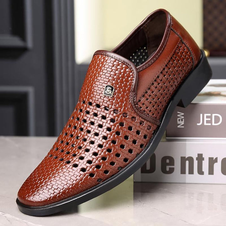 Herren Atmungsaktive Handgewebte Slipper Echoarchiv