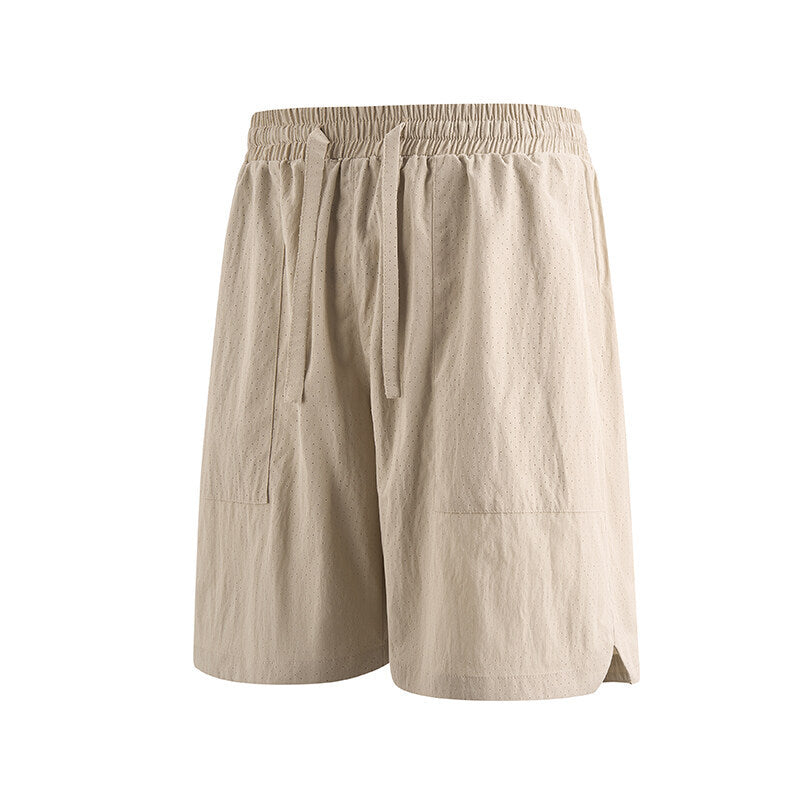Herren bequeme Freizeitshorts mit elastischem Bund und praktischen Taschen Echoarchiv