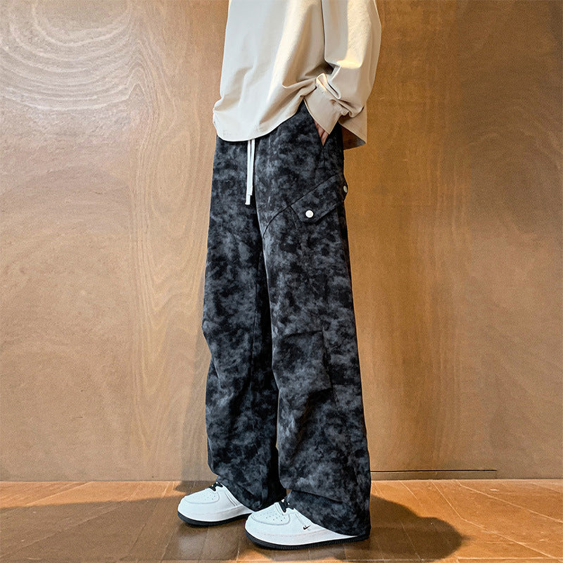 Unisex Weit geschnittene Utility-Hose mit praktischen Taschen Echoarchiv