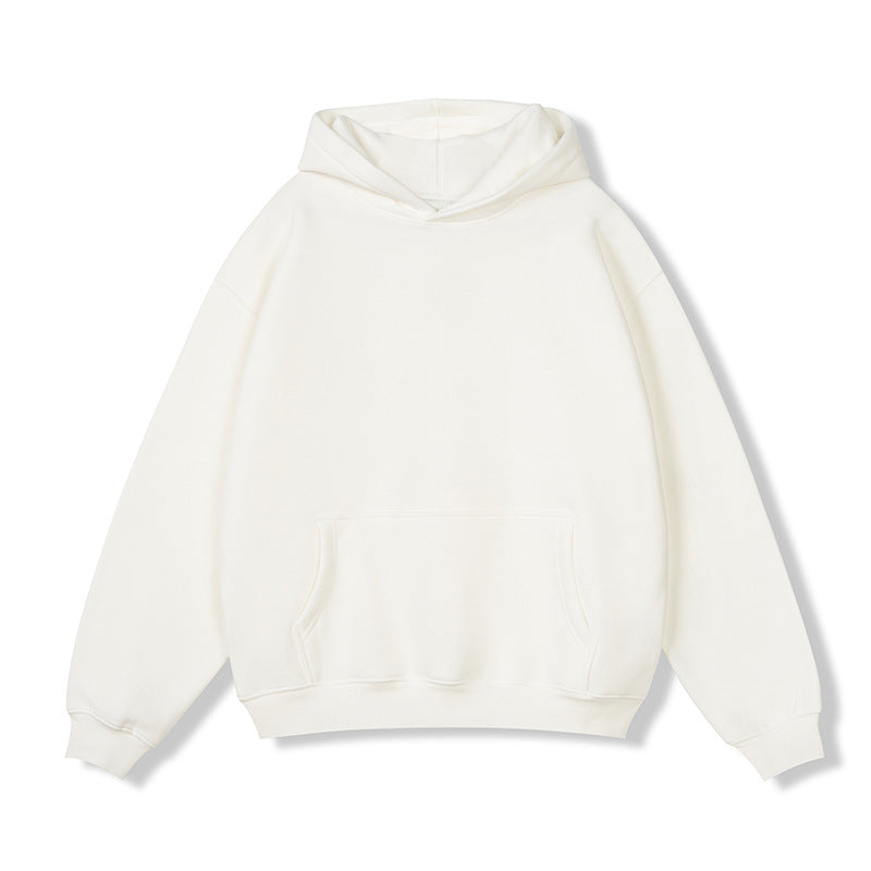 Unisex Oversize-Kapuzenpullover aus Baumwollmix mit Kängurutasche und gerippten Bündchen Echo Archiv