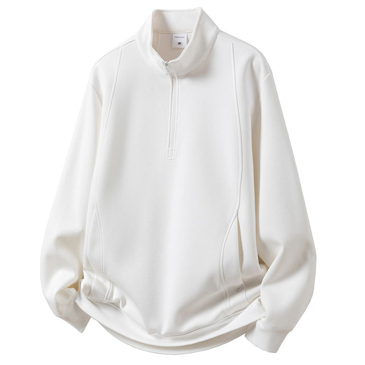 Herren Sportliches Langarmshirt mit Stehkragen Echo Archiv