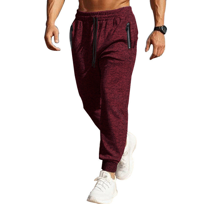 Herren sportliche Jogginghose mit praktischem Reißverschluss und elastischem Bund Echoarchiv