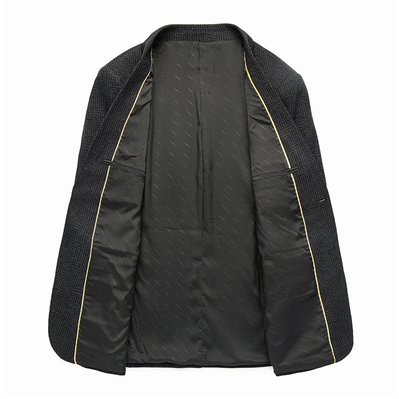 Herren eleganter Blazer mit strukturiertem Design Echoarchiv