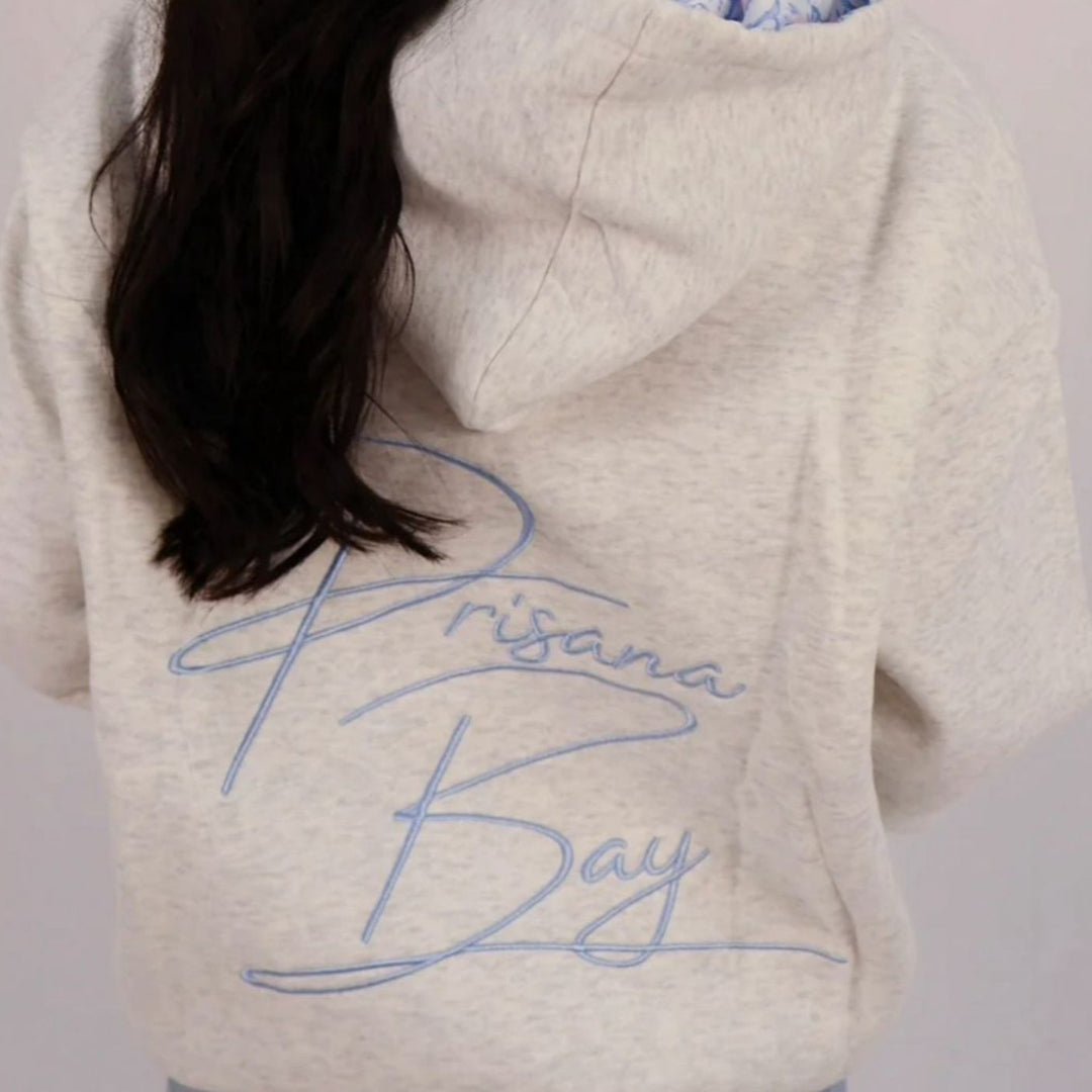 Damen nan Oversize-Kapuzenpullover mit Stern-Applikationen und gefütterter Kapuze Echo Archiv