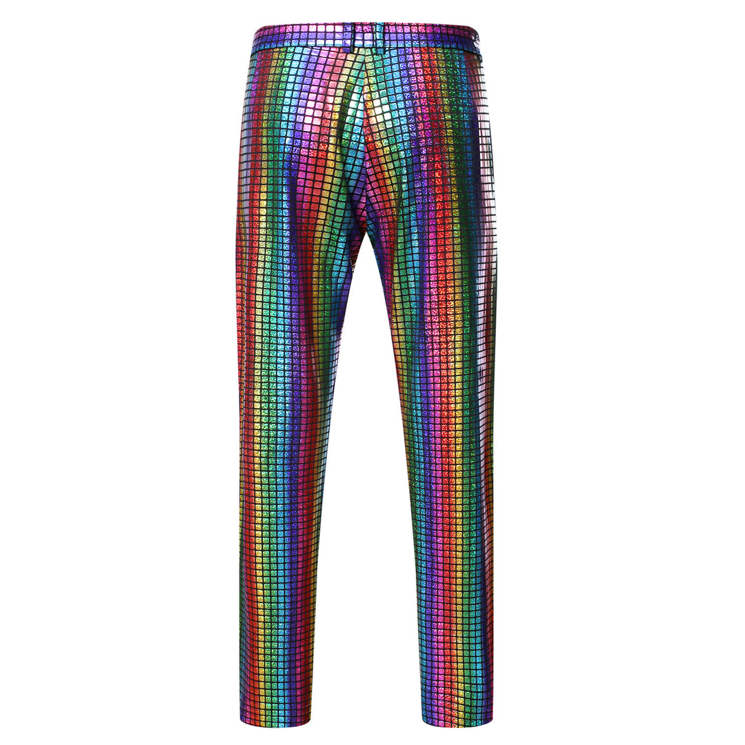 Herren Glamouröse Pailletten-Hose mit modernem Schnitt Echoarchiv