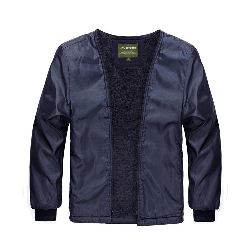 Herren Kapuzenparka mit Teddyfutter und multifunktionalen Utility‑Taschen Echoarchiv