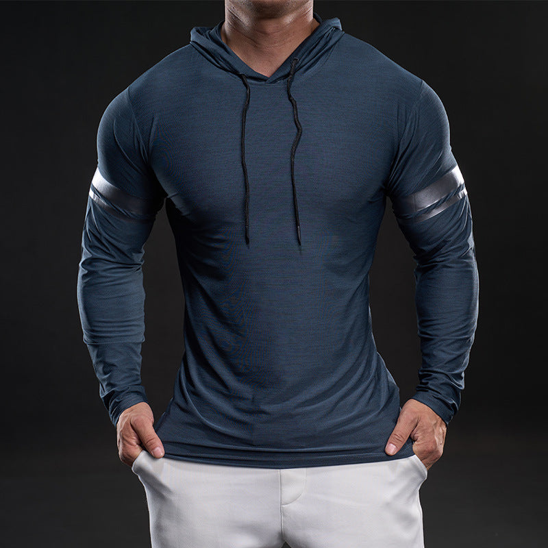 Herren sportliches Langarm-Hoodie-Shirt Echoarchiv