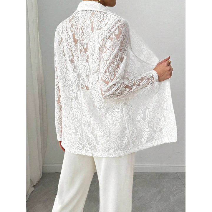 Damen Spitzenblazer mit elegantem Schalkragen Echo Archiv