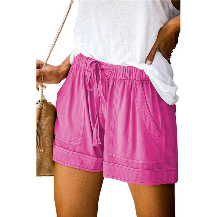 Damen Bequeme Sommer-Shorts mit elastischem Bund und praktischen Taschen Echo Archiv