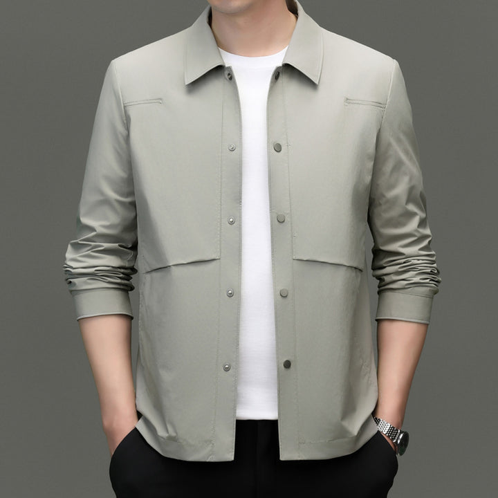 Herren Freizeitjacke mit funktionalen Taschen und modernem Schnitt Echoarchiv