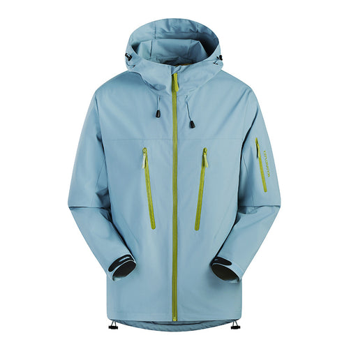 Herren Dreilagige atmungsaktive Hardshell-Outdoorjacke mit Kapuze und verschweißten Nähten Echo Archiv