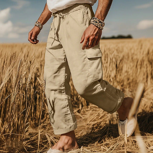 Herren Cargo-Shorts mit elastischem Bund und multifunktionalen Taschen Echoarchiv