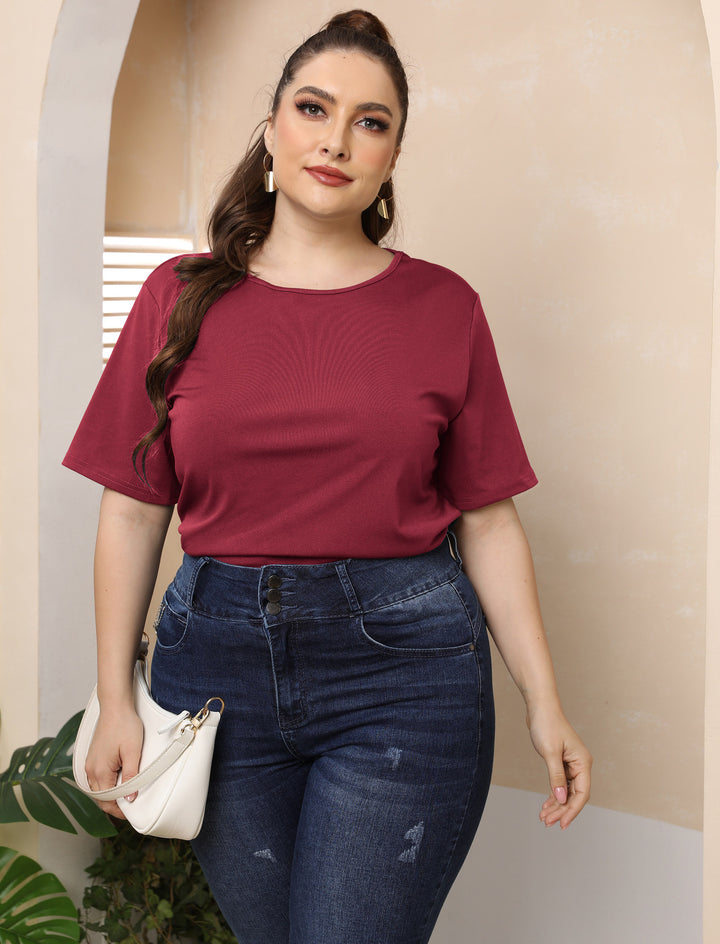 Damen modisches Basic T-Shirt Echo Archiv