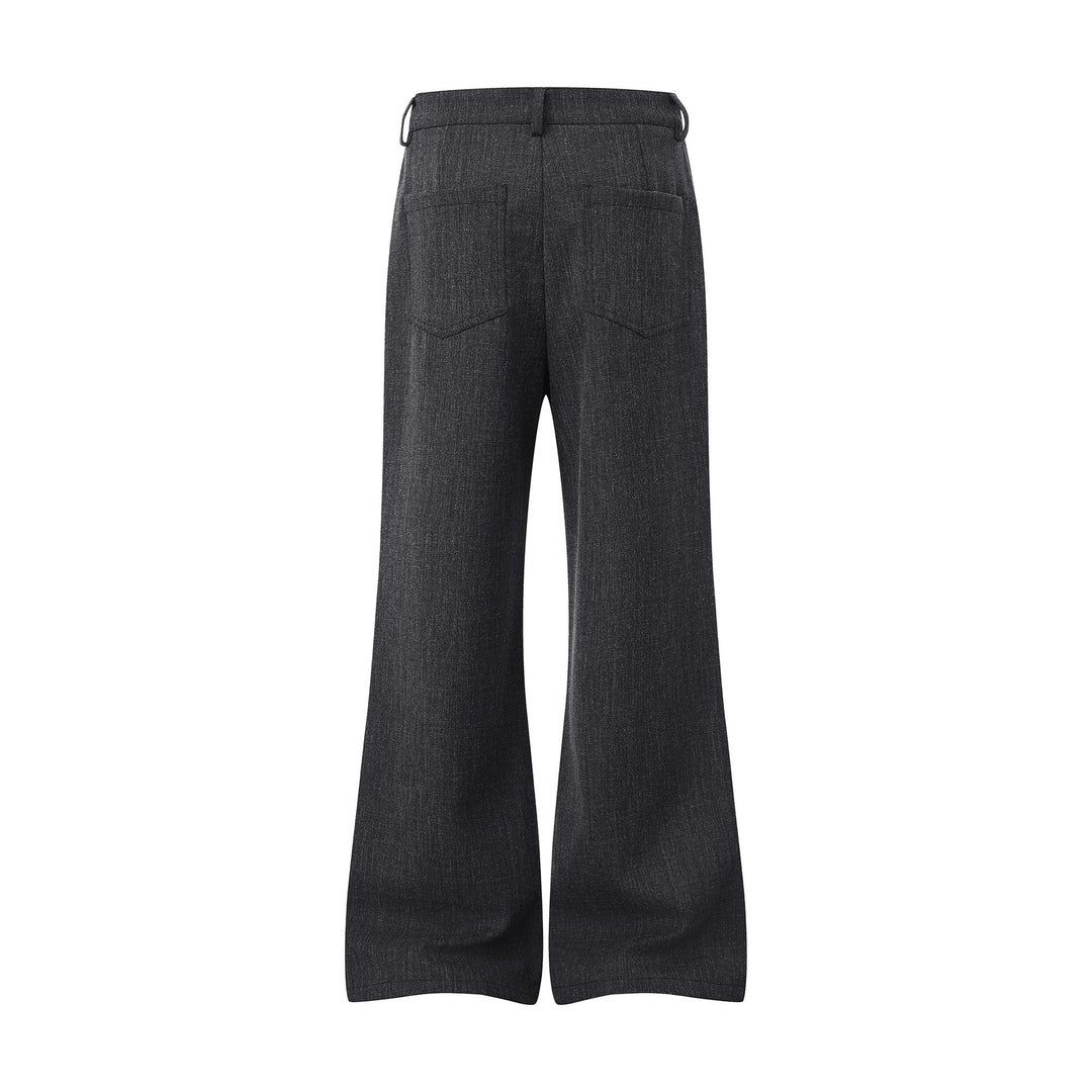 Damen Weite High‑Waist Culotte-Hose aus strukturierter Wollmischung Echoarchiv
