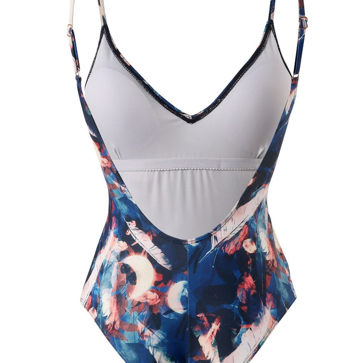 Damen Sportlicher Einteiler-Badeanzug mit hochwertigem Material Echo Archiv