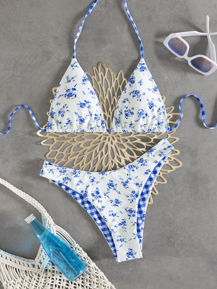 Damen Blumenmuster Bikini Echo Archiv