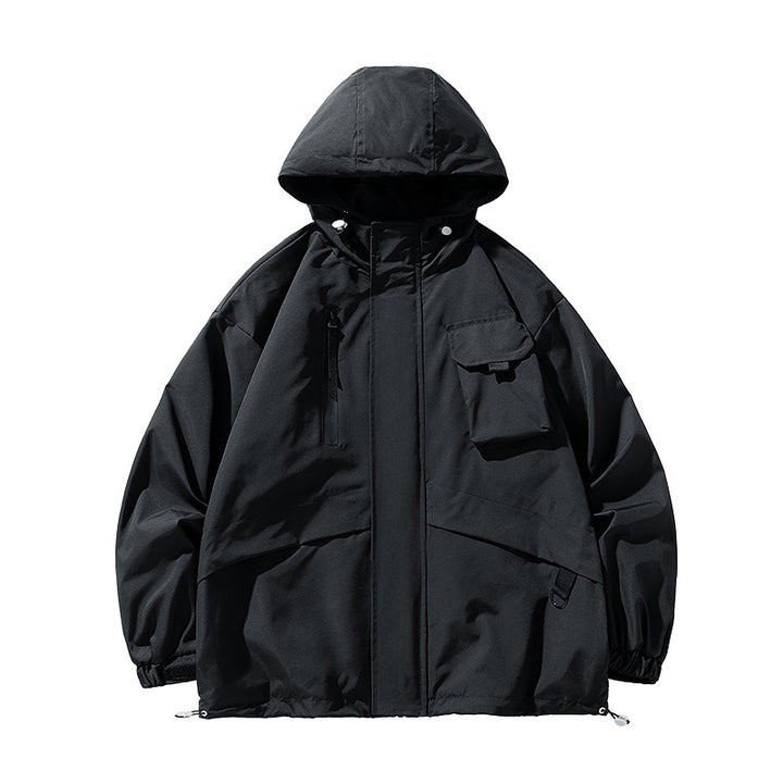 Herren Winddichtes Parka-Jacke Echoarchiv