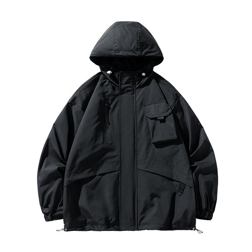 Herren Winddichtes Parka-Jacke Echoarchiv