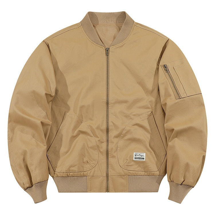 Herren Modische Bomberjacke mit praktischen Taschen Echo Archiv