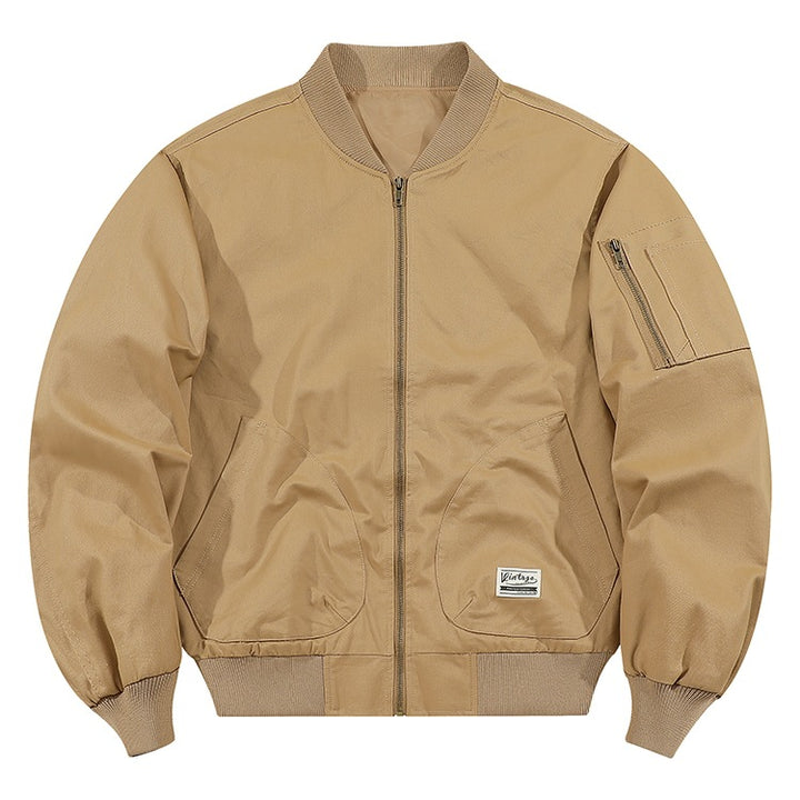 Herren Modische Bomberjacke mit praktischen Taschen Echo Archiv