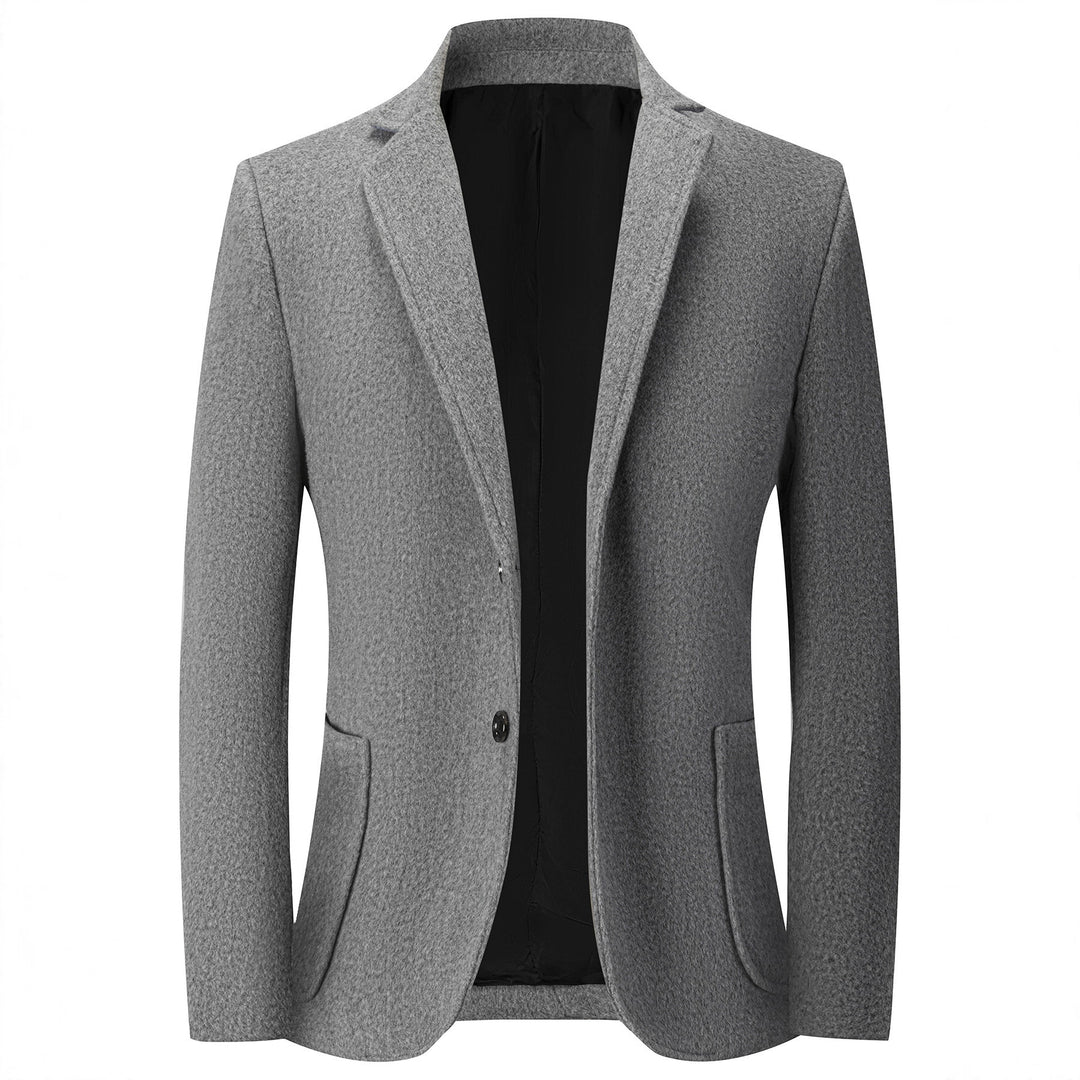 Herren eleganter struktureller Blazer aus hochwertigem Material Echoarchiv