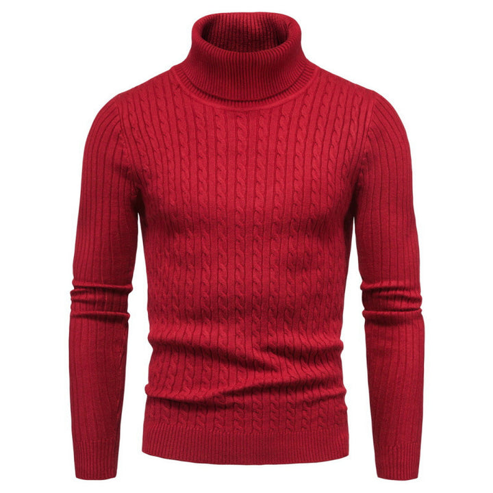 Herren Rollkragenpullover aus hochwertigem Strick Echoarchiv