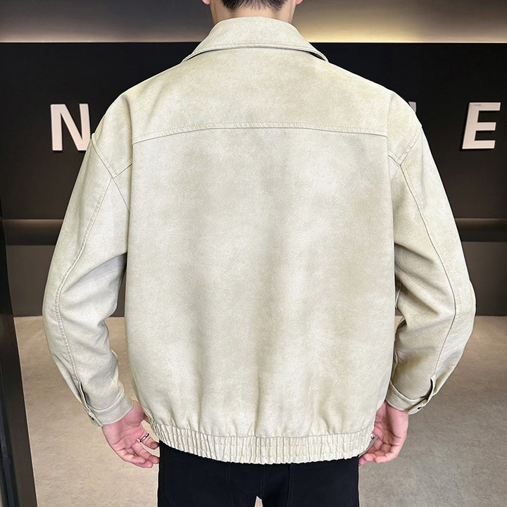 Herren Modische Jacke im Lederlook Echo Archiv