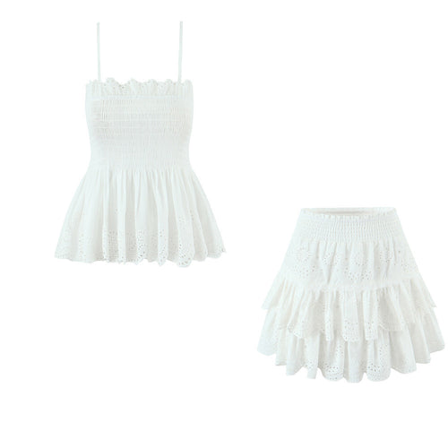 Damen Baumwoll Rüschenshorts Echo Archiv