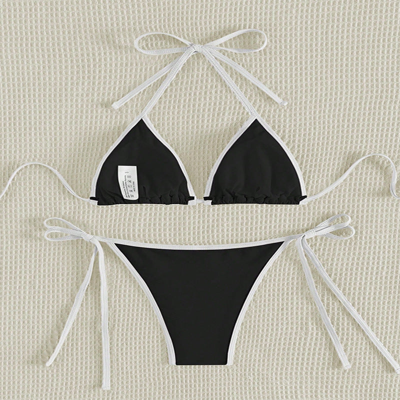 Damen Triangel-Bikini mit verstellbaren Bändern und nahtlosem Design Echo Archiv