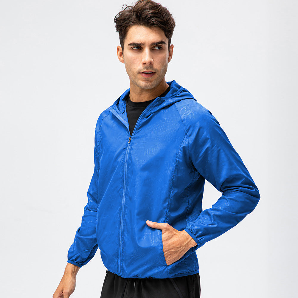 Herren Leichte Laufjacke mit Atmungsaktiven Eigenschaften und Reflektierendem Design Echoarchiv