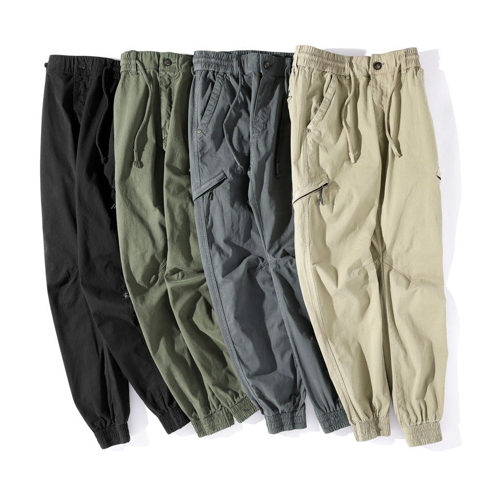 Herren Freizeithose mit elastischem Bündchen und funktionalen Taschen Echoarchiv