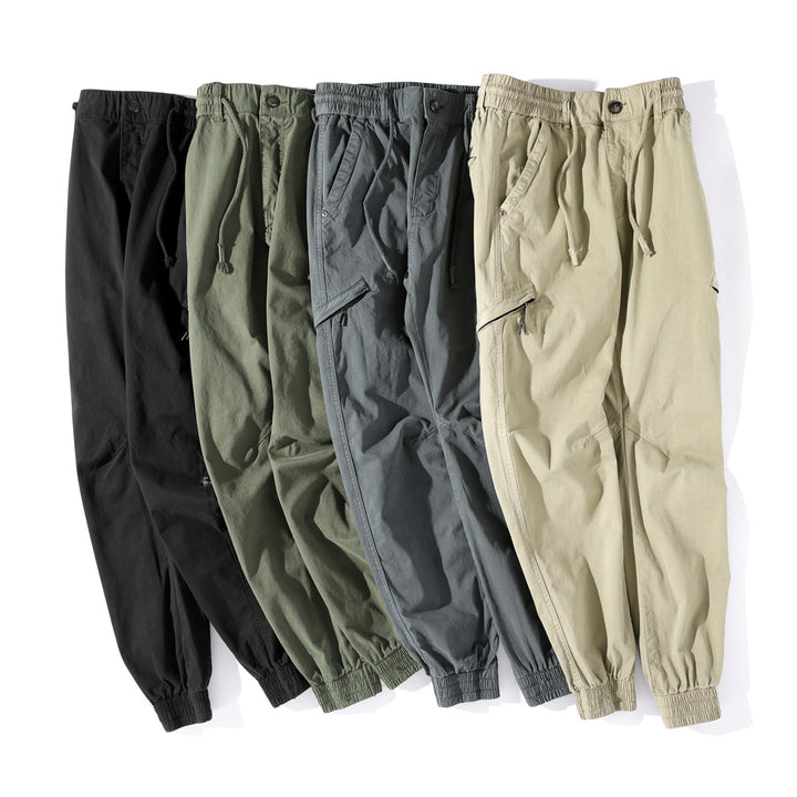 Herren Freizeithose mit elastischem Bündchen und funktionalen Taschen Echoarchiv