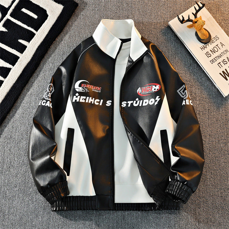 Herren Stylische Übergangsjacke mit hohem Kragen Echo Archiv