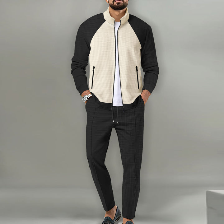 Herren Sportliche Jacke mit innovativem Strukturdesign und bequemen Passform Echoarchiv