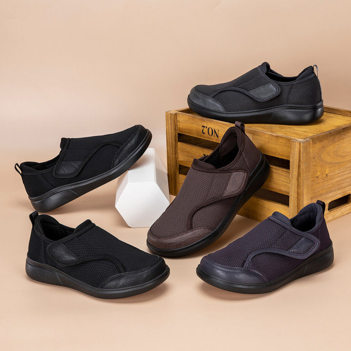 Damen Komfort-Slipper mit atmungsaktivem Mesh und elastischem Einstieg Echoarchiv