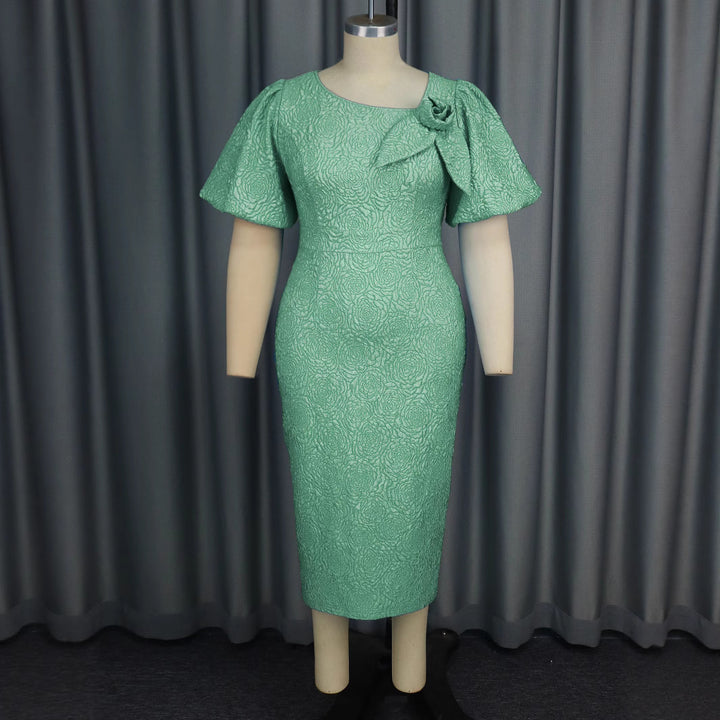 Damen Etuikleid mit floralem 3D-Rosen-Akzent Echo Archiv