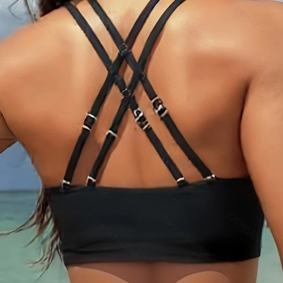 Damen Bikiniset mit floralem Design und hohem Schnitt Echo Archiv