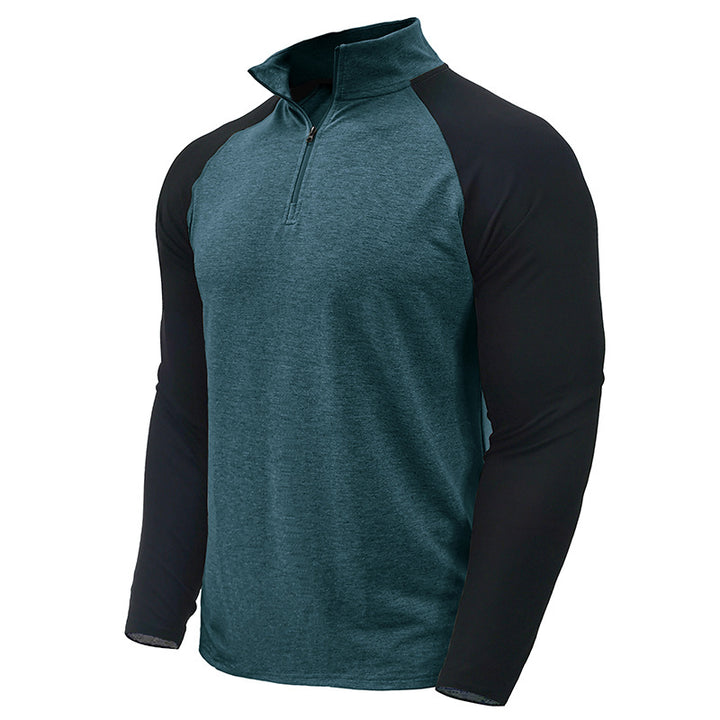 Herren Sportlicher Stehkragenpullover Echoarchiv