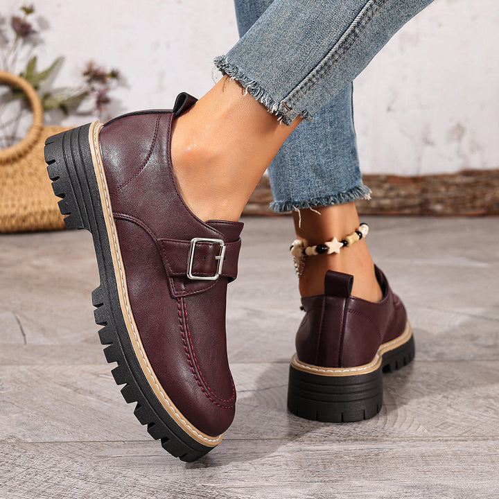 Damen Bequeme und stilvolle Slip-Ons mit Schnallen-Detail – Lioré