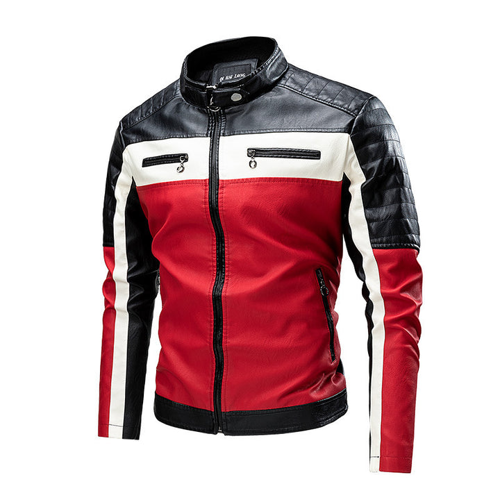 Herren Sportliche Bikerjacke Echo Archiv
