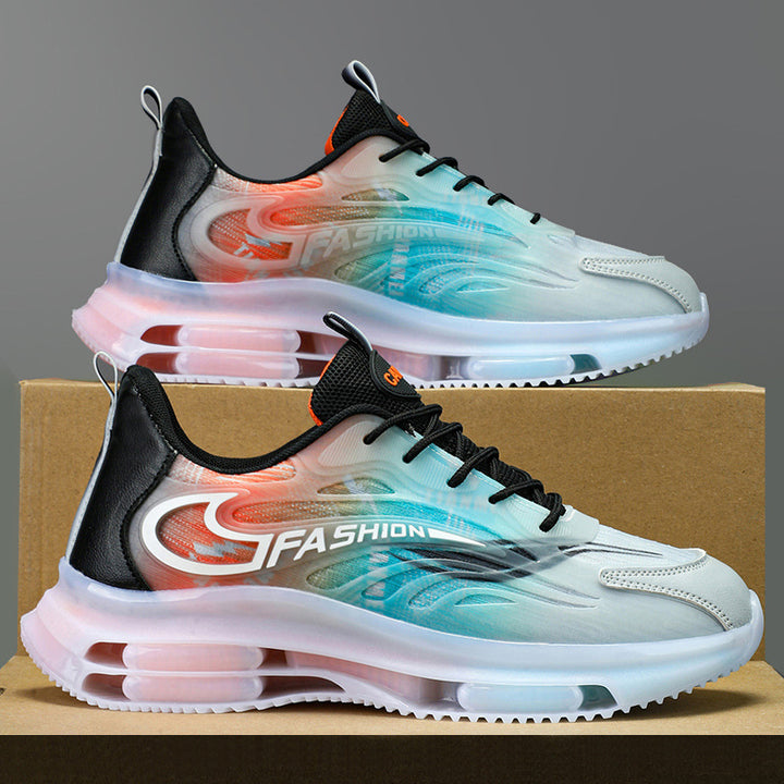 Herren sportlicher Luftkammersneaker mit transparentem TPU-Obermaterial, sichtbarer Luftkapsel und stoßdämpfender Plateausohle – Norré