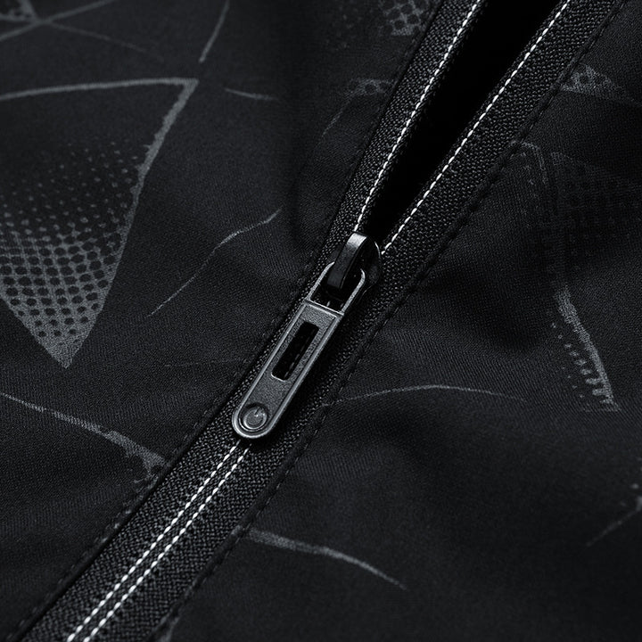 Herren modische Sweatjacke mit grafischem Muster Echoarchiv