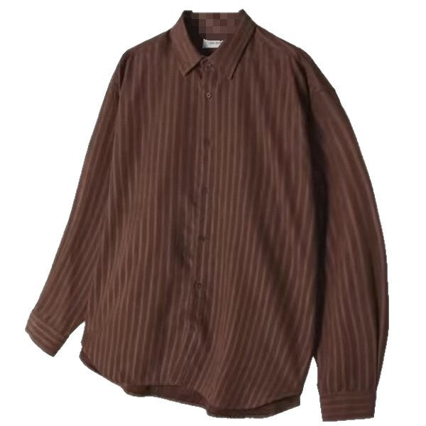 Herren Elegantes Langarmhemd mit feinen Streifen Echo Archiv